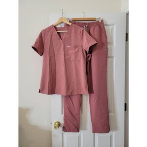 Figs Mauve Scrubs Sz M/tall